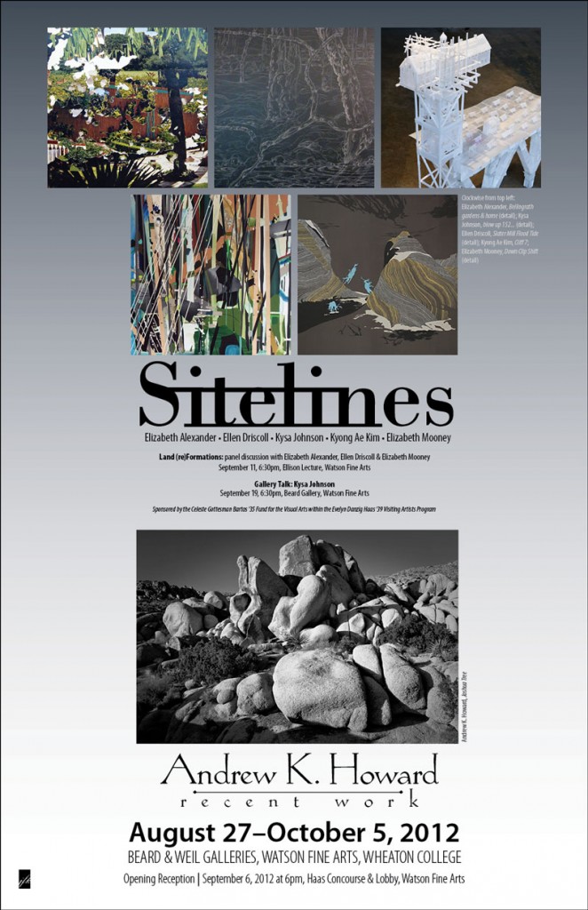 Sitelines and Andrew K. Howard: Recent Work, poster