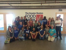 Wheaton takes on the Greater Boston Food Bank!