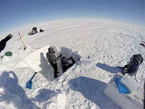 Creating ice cores