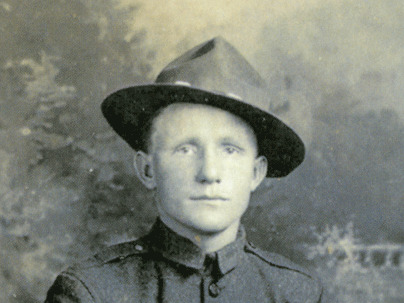 John Longley, LeBlanc's maternal grandfather and WWI veteran